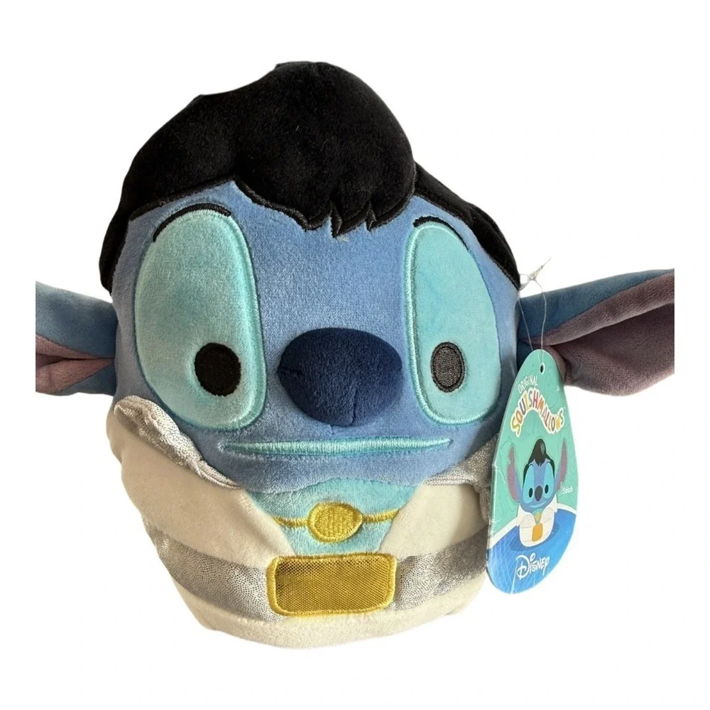 Stitch as Elvis! Lilo & Stitch Kellytoy / Disney Squishmallows! NWT! retired